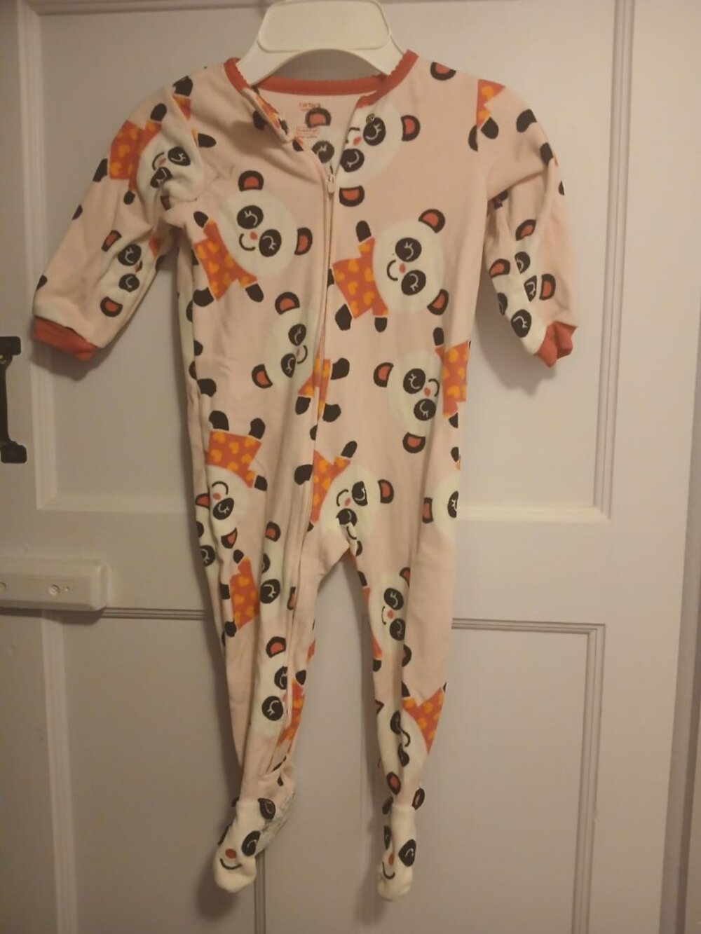 Carters Girls 18 Months Panda Pajamas